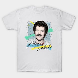 Alex Trebek / Retro Vintage Aesthetic Fan Design T-Shirt